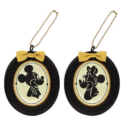 Japan Tokyo Disney Keychain Badge Silhouette Studio Mickey Minnie 【US STOCK】 | eBay US