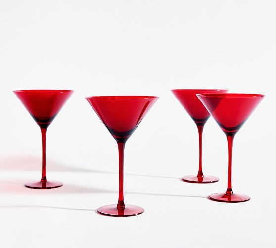 Clara Martini Glasses - Set of 4 | Pottery Barn (US)