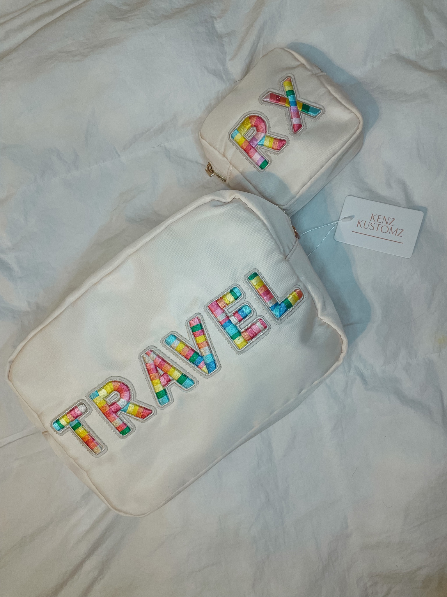 I love organizational pouches! And these from Kenz Kustomz are legit perfect! And the RAINBOW COLORS! 🌈☀️ 

Use code: ChristinaWalls for a discount!

#Organization #Pouches #TravelPouches #KenzKustomz #Ambassador 

#LTKkids #LTKBacktoSchool #LTKstyletip