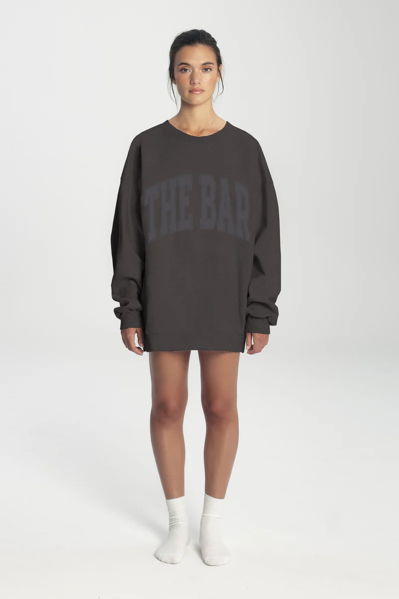 VARSITY SWEATSHIRT SLATE GREY | The Bar