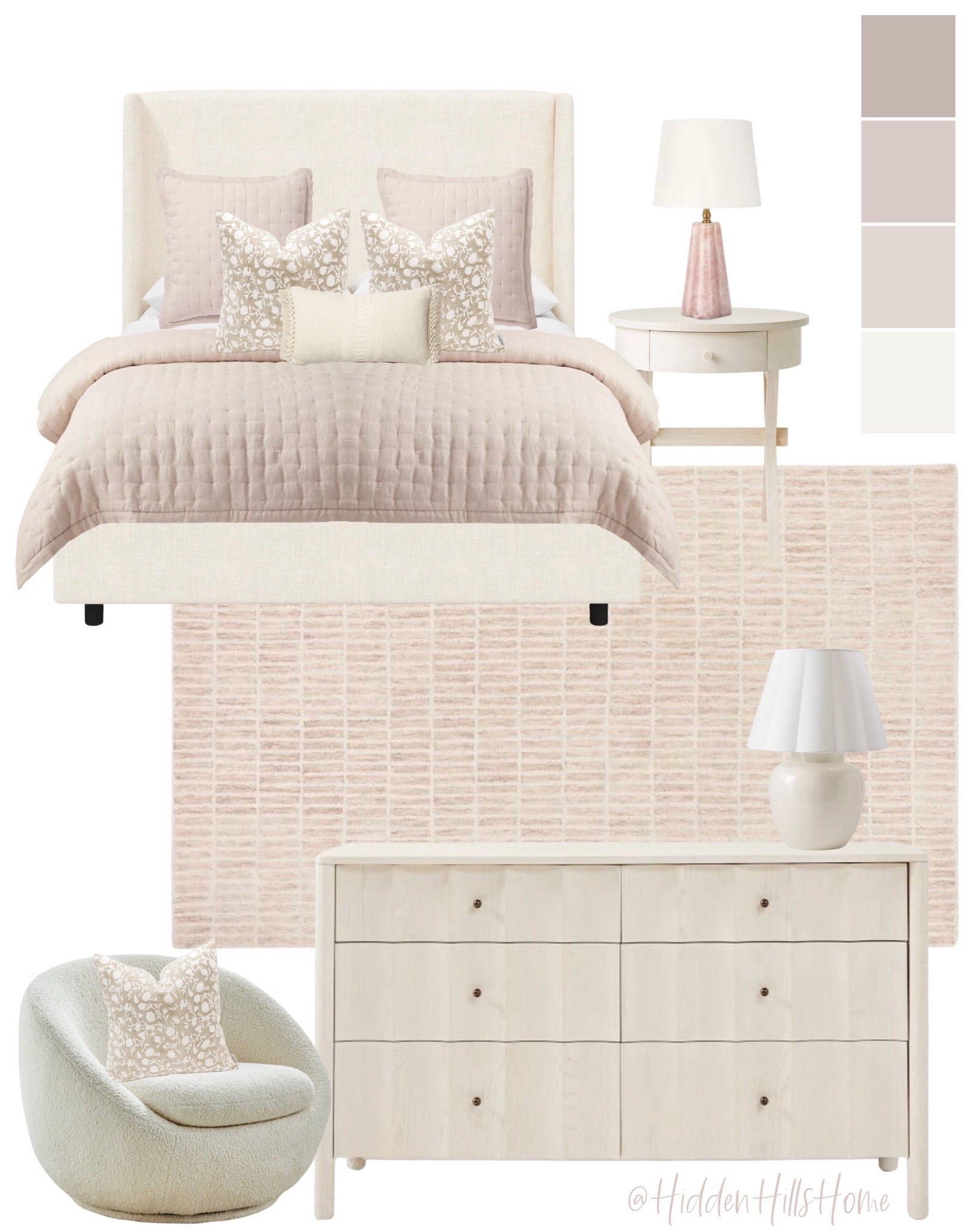 Modern transitional girls bedroom mood board, teen girls room decor inspiration, girls bedroom #pink 


#LTKKids #LTKSaleAlert #LTKHome