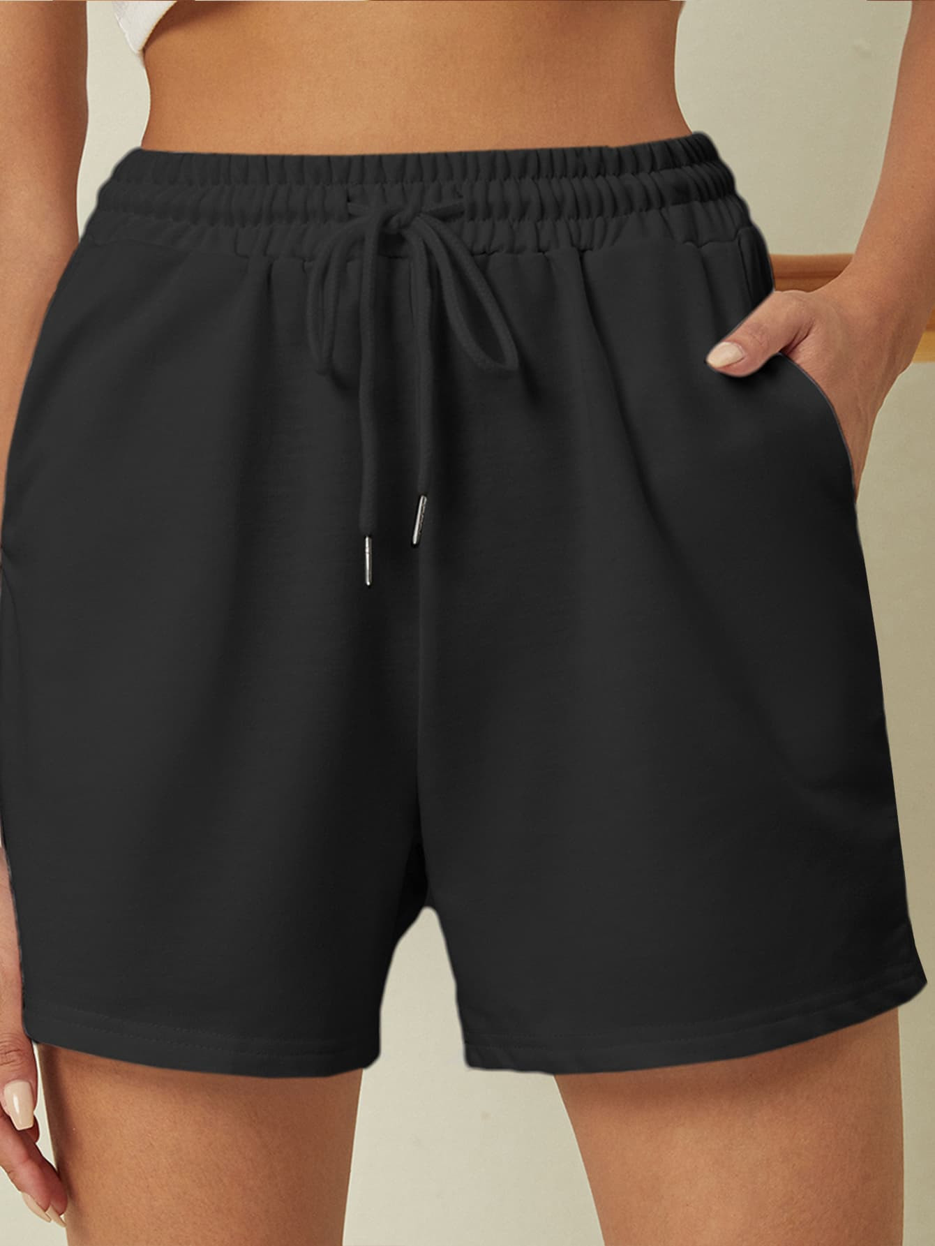Drawstring Waist Sports Shorts | SHEIN