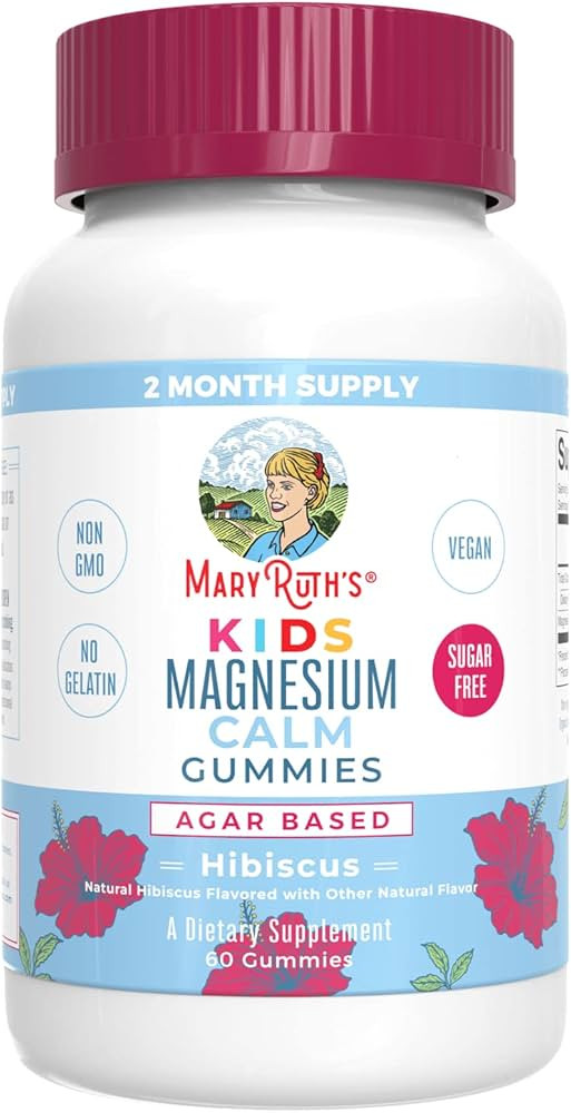 MaryRuth Organics Kids Magnesium Citrate Gummies by MaryRuth's | 2 Month Supply | Sugar-Free | Ca... | Amazon (US)