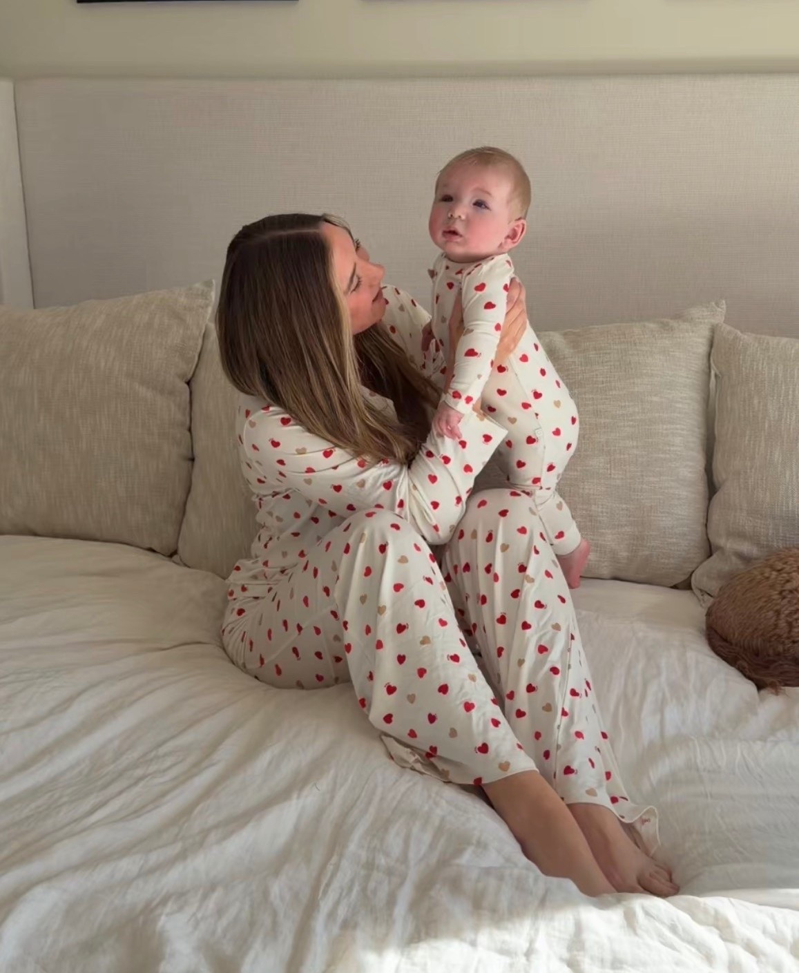 Matching mommy + baby valentines day pjs ♥️💌 
I am wearing a large 

#LTKmomlife #LTKValentine #LTKBaby