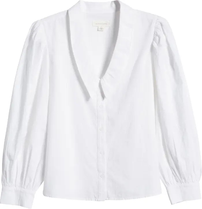 Treasure & Bond Puff Shoulder Button-Up Shirt | Nordstrom | Nordstrom