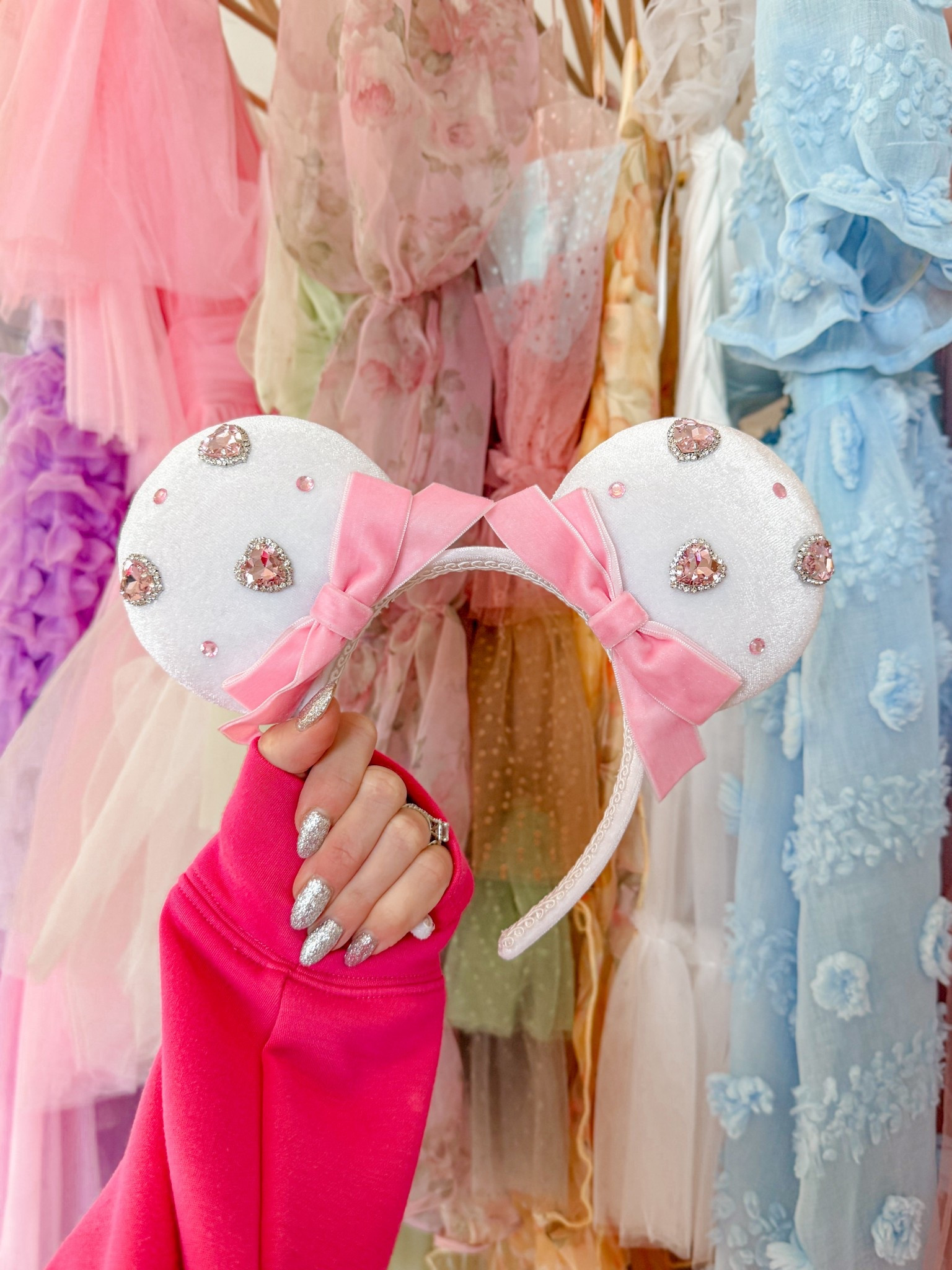 Code EMILY15 to save! 🩷🌹 Valentine’s Day mouse ears, Mickey Mouse, Disney girly, Disney lover, Disney style, Disney valentines, Disney vday, Disney must haves, Disney addict, Walt Disney world 

#LTKSeasonal #LTKootd #LTKSaleAlert