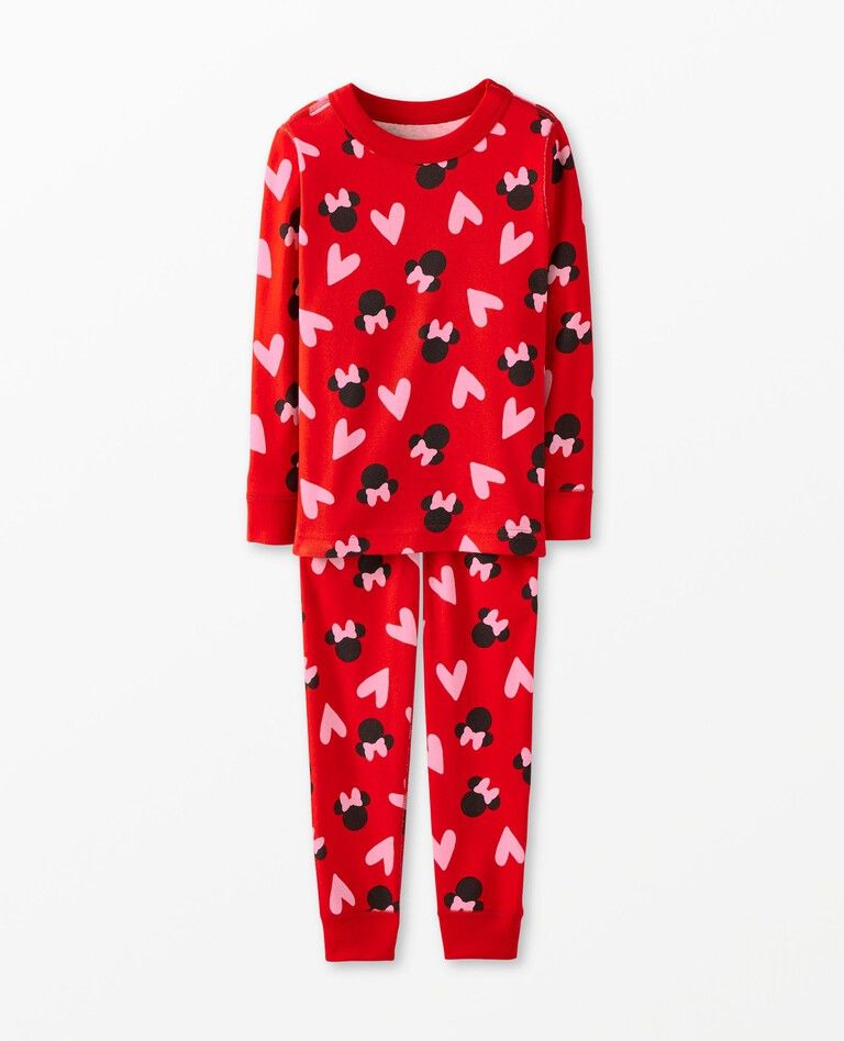 Disney Minnie Mouse Long John Pajama Set | Hanna Andersson