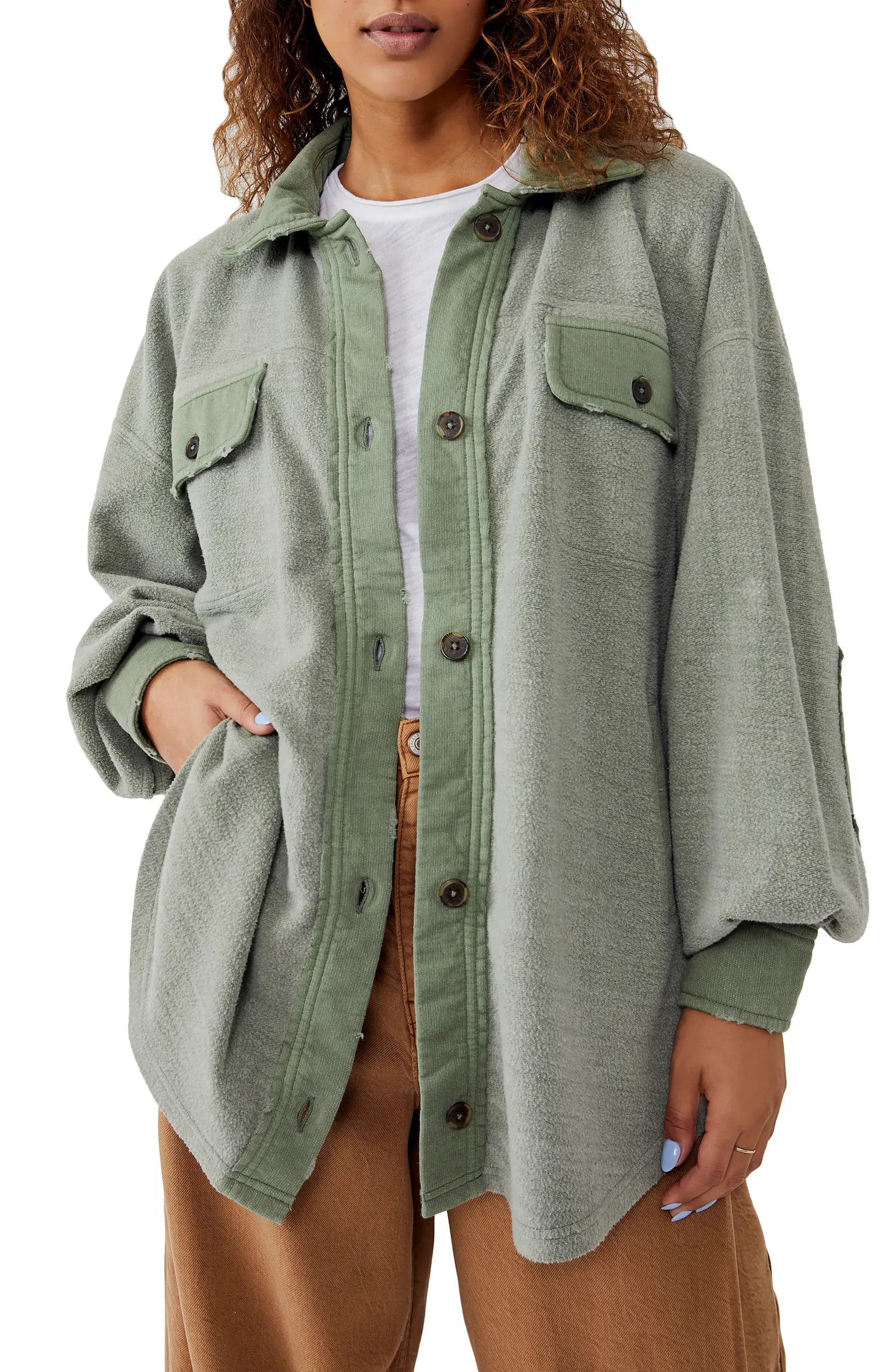 We the Free Ruby Fleece Shirt Jacket | Nordstrom