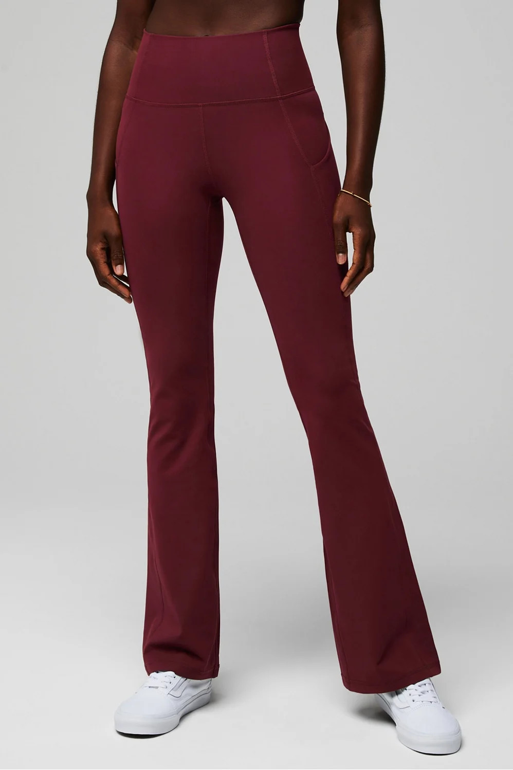 Oasis PureLuxe High-Waisted Pocketed Kick Flare | Fabletics