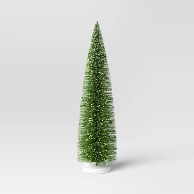 36" Christmas Bottle Brush Tree Sculpture - Wondershop™ Green | Target