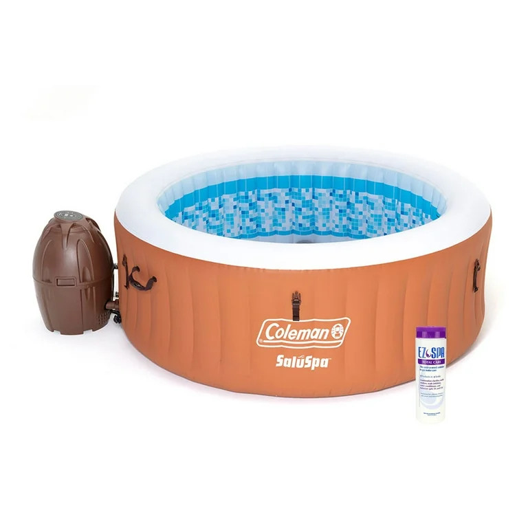 Coleman SaluSpa Miami 4 Person Inflatable Hot Tub w/ Chemical Treatment | Walmart (US)