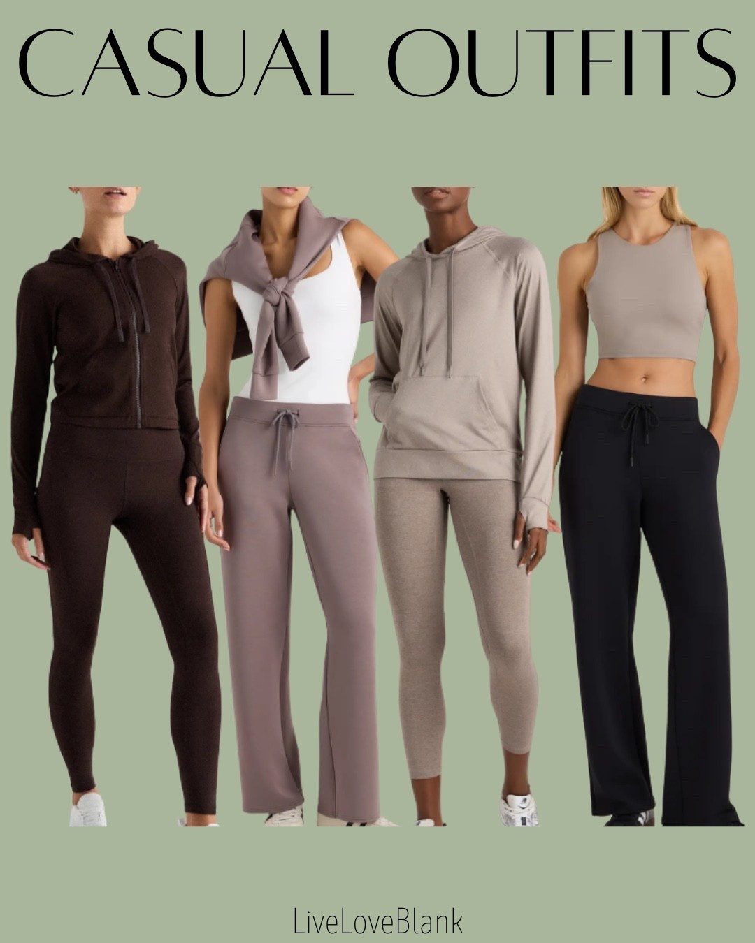 Casual outfit 
Travel outfits
Athleisure outfits 

#LTKTravel #LTKStyleTip #LTKActive