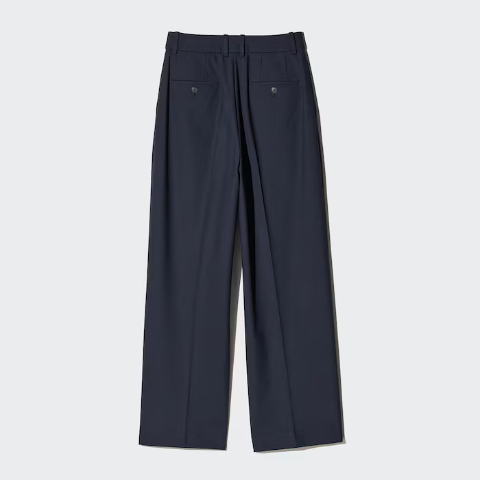 Wide-Fit Pleated Pants | UNIQLO (US)