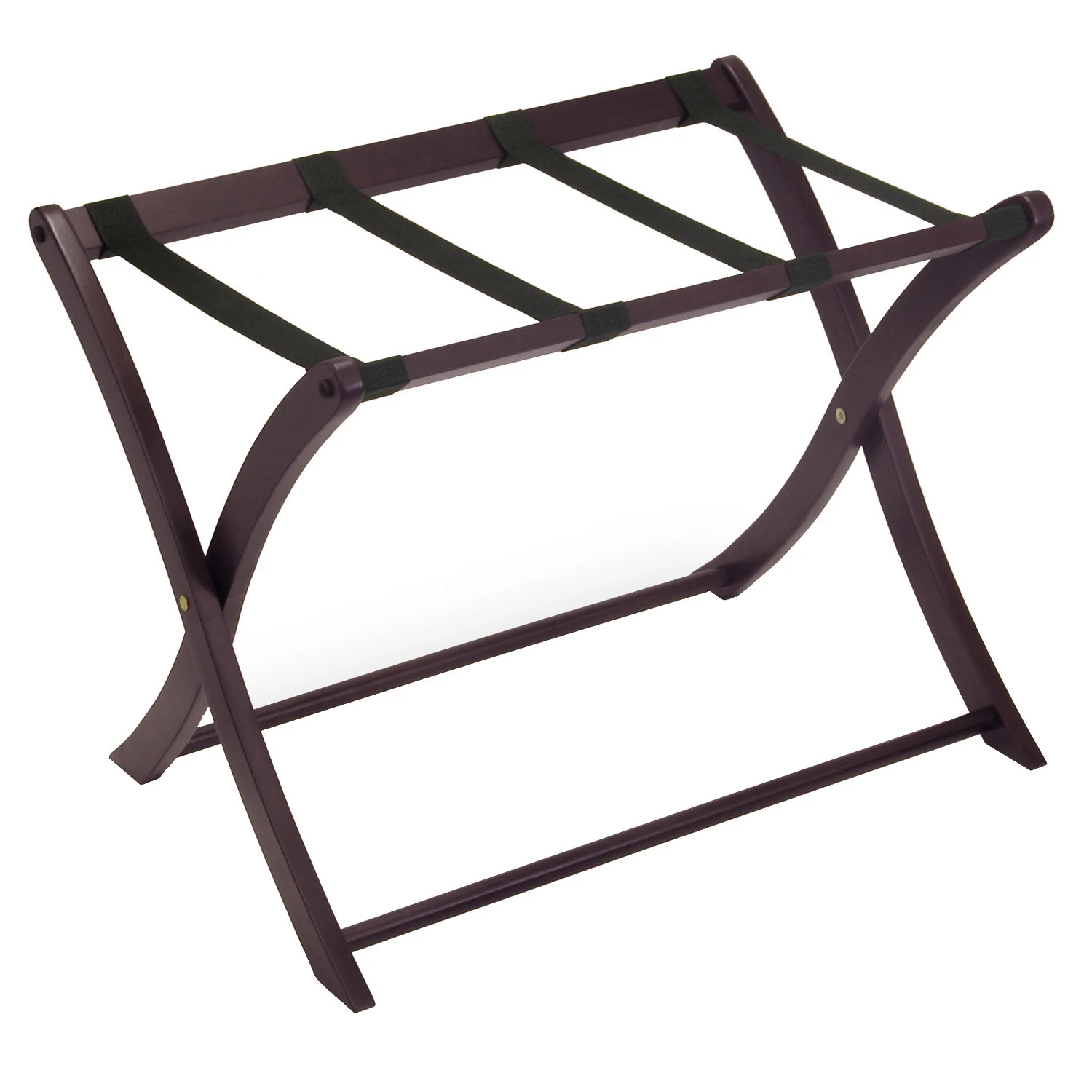 Winsome Wood Espresso Wood Luggage rack one_size in Brown | 92420 | Lowe's