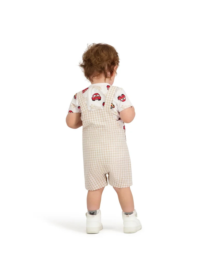Disney Cars Baby Boy Shortall Set, Sizes 0/3 Months-24 Months | Walmart (US)