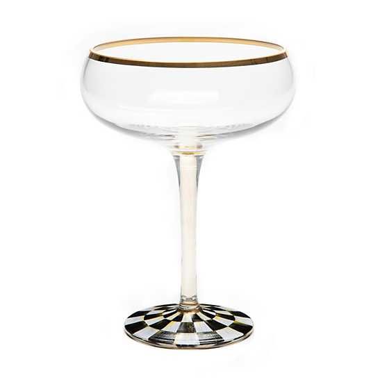 Courtly Check Cocktail Coupe | MacKenzie-Childs