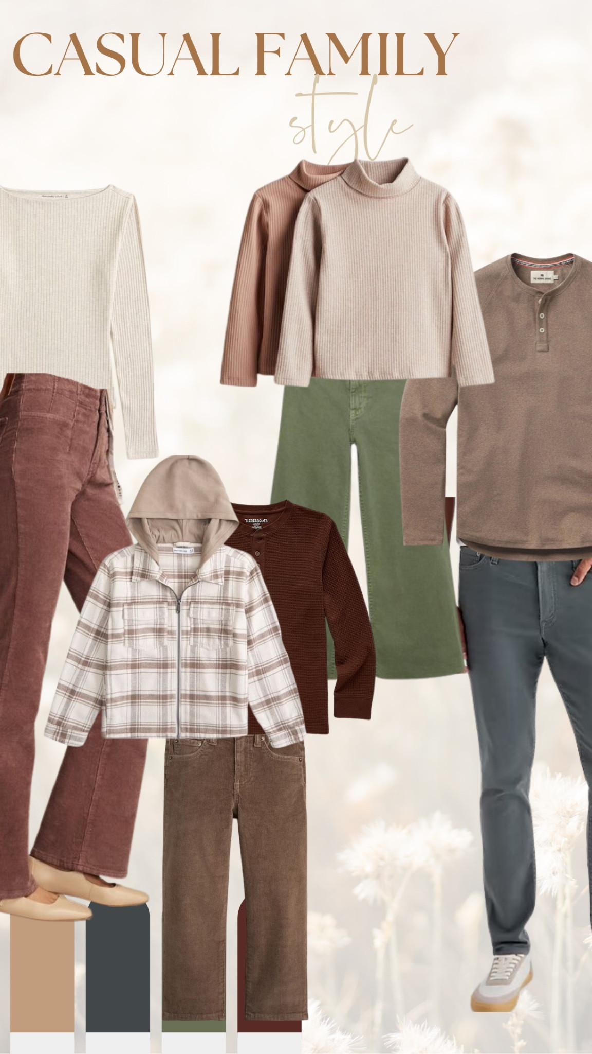 Casual Family Photo Style Inspo 