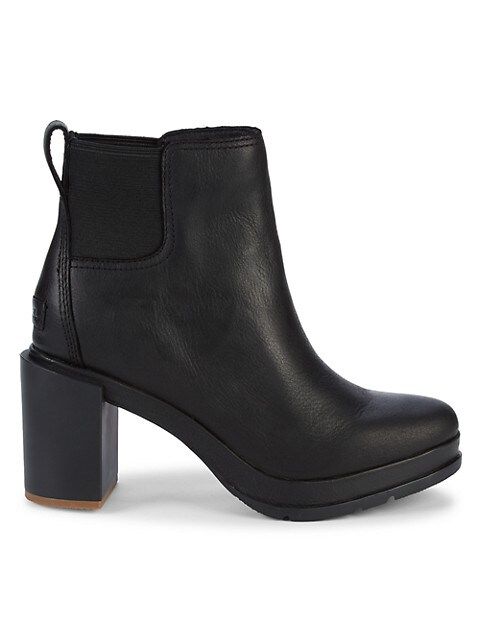 Blake Block-Heel Leather Chelsea Boots | Saks Fifth Avenue OFF 5TH