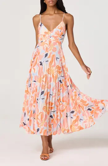 ASTR the Label Blythe Pleated Maxi Dress | Nordstrom | Nordstrom