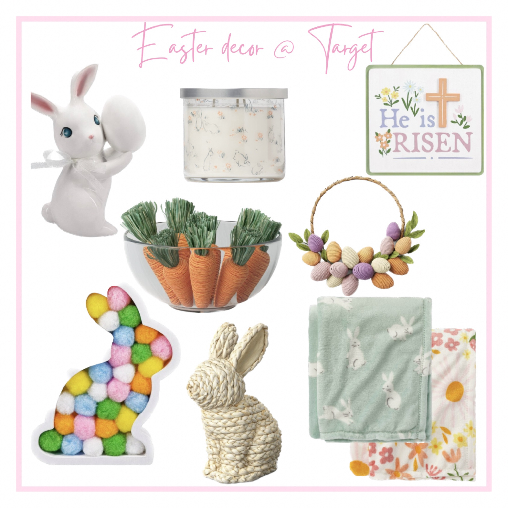 TARGET 🎯 Easter decor finds ✨ A long holiday weekend means great shopping & getting ready for spring! 

These are some of my favorite pics for this years Easter holiday 🐰

#Targetfinds #targeteaster 

#LTKSale #LTKSeasonal #LTKhome