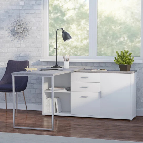 Dariell Reversible L-Shape Executive Desk | Wayfair North America