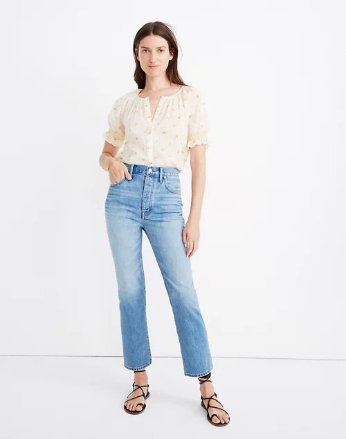 Rigid Slim Demi-Boot Jeans in Banter Wash | Madewell