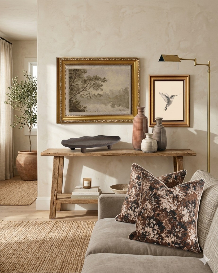 Elevate your living space with these warm, organic Amazon home decor finds styled to perfection. These high-end looking pieces make it effortless to achieve a designer aesthetic on a budget.#amazonhome #budgetdecor #consoletable #studiomcgeestyle

#LTKHome #LTKSeasonal