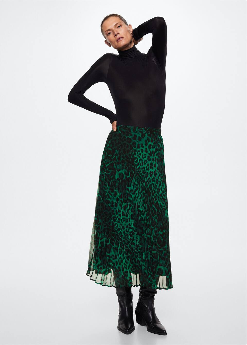 Animal print skirt | MANGO (US)