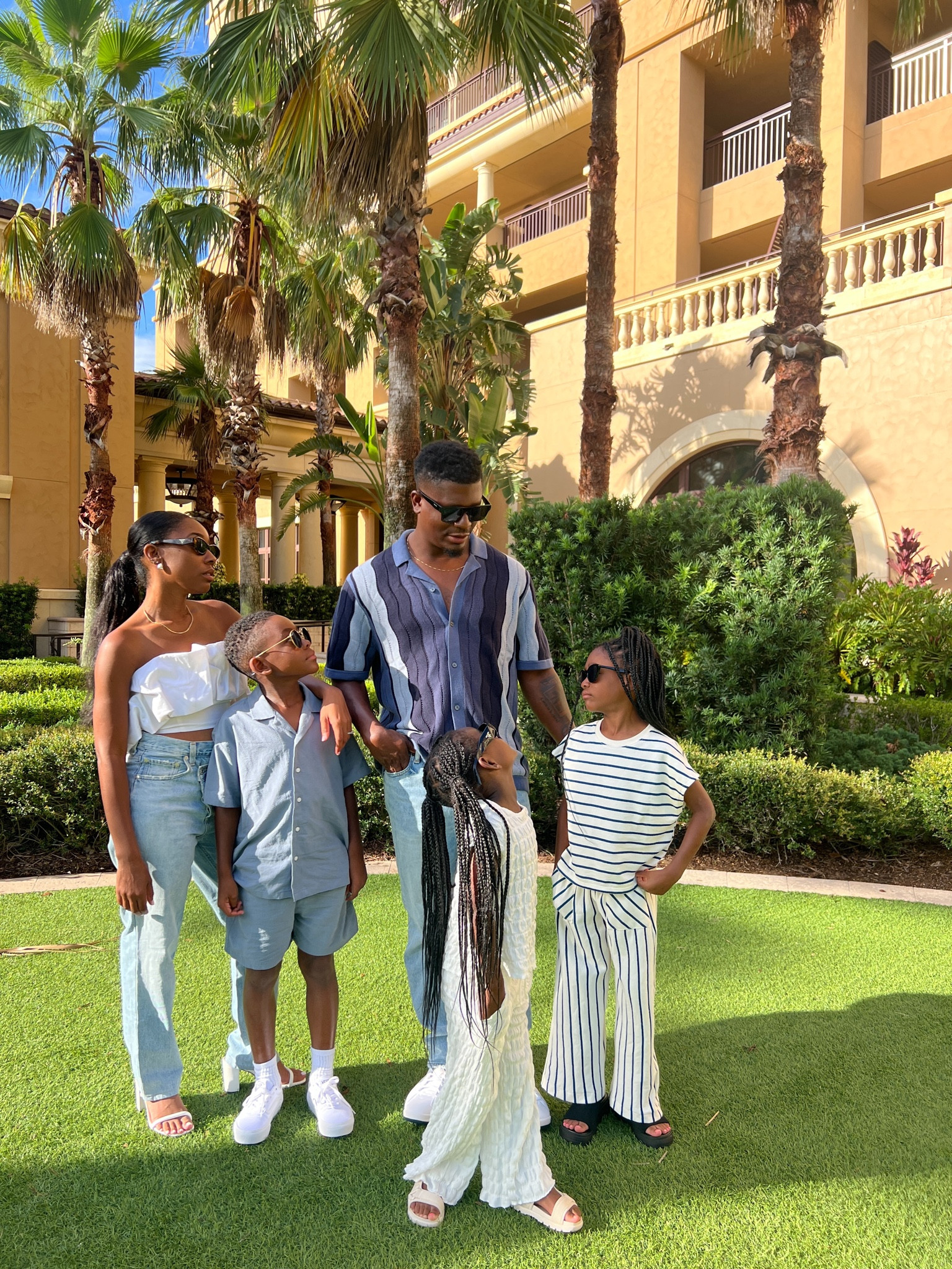 Family photos outfit inspo: Abercrombie jeans, ruffle crop top, boys two piece set, girls two piece sets 

#LTKfamily #LTKBacktoSchool #LTKkids