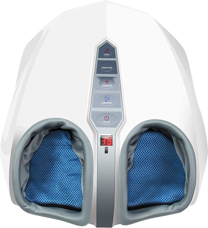 MIKO Foot Massager Machine with Heat, Shiatsu Kneading Massage, Air Compression Therapy, Delivers... | Amazon (US)