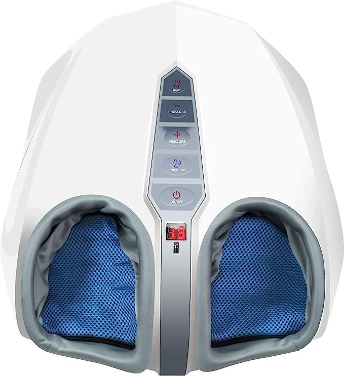 MIKO Foot Massager Machine with Heat, Shiatsu Kneading Massage, Air Compression Therapy, Delivers... | Amazon (US)