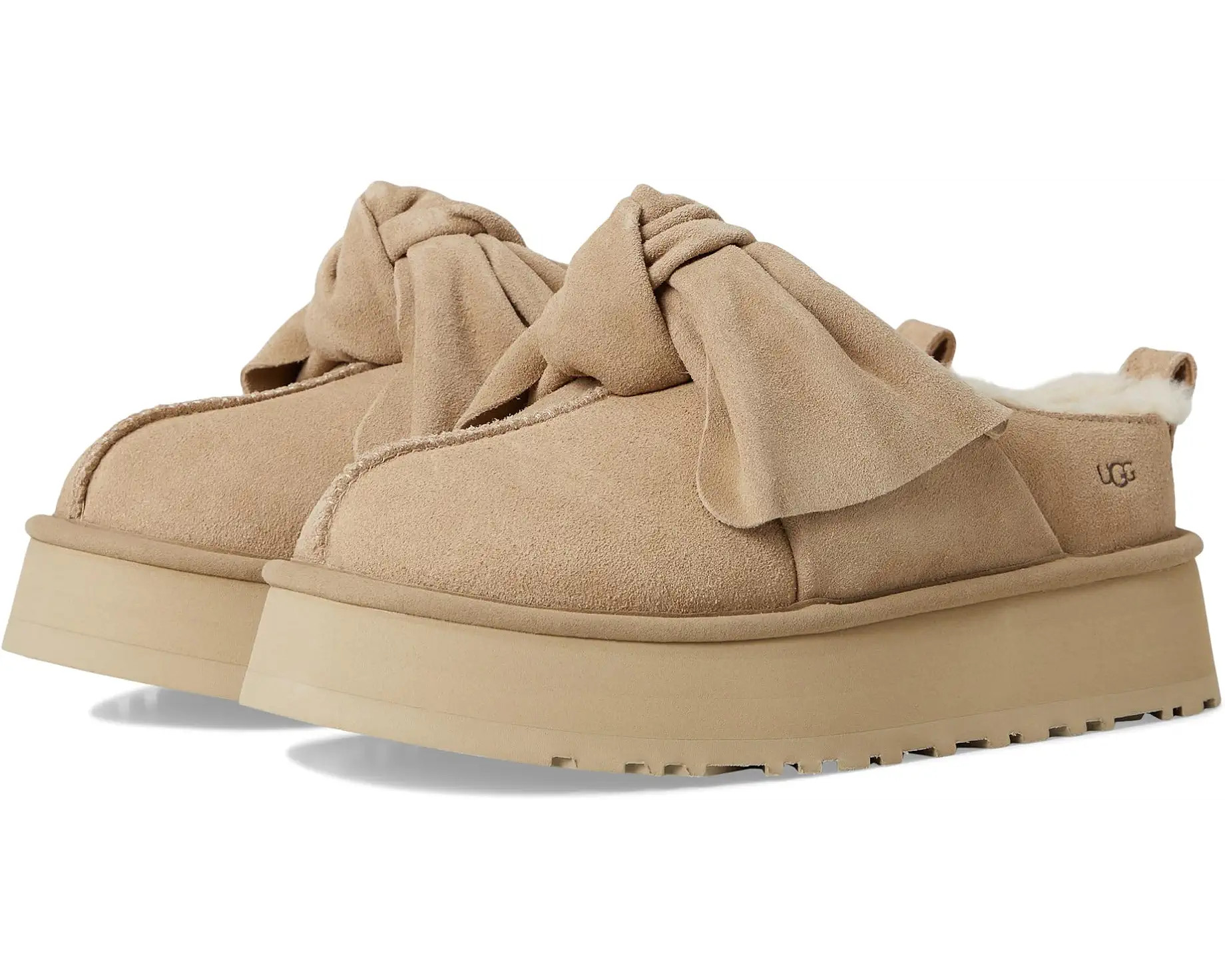 Women's UGG Platform Slip-on Bow | Zappos