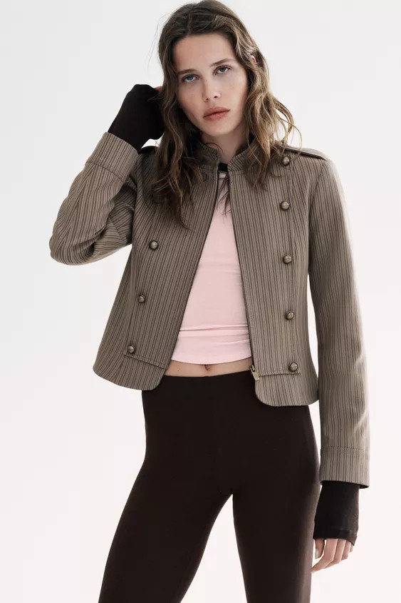 STRIPED TAILORED BLAZER | Zara US