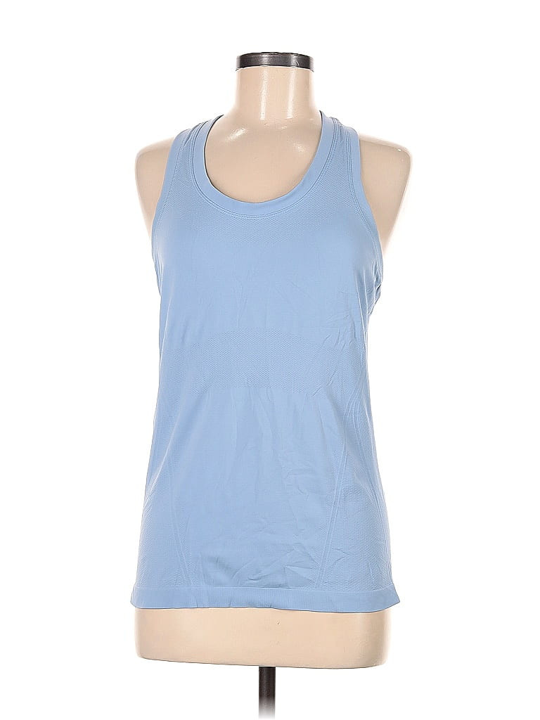 Athleta Active Tank Top: Blue Activewear - Size Medium | ThredUp