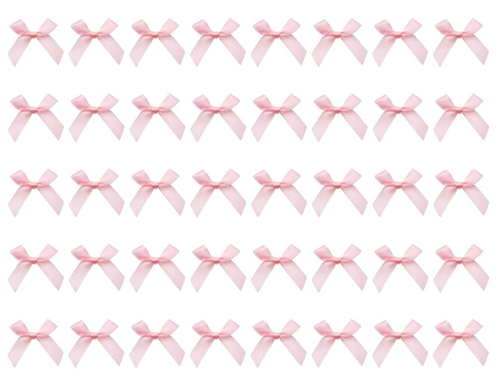 Shapenty 1cm Wide Mini Satin Ribbon Bows Flowers Bowknot Bulk for Sewing Dress Craft Project Scra... | Amazon (CA)