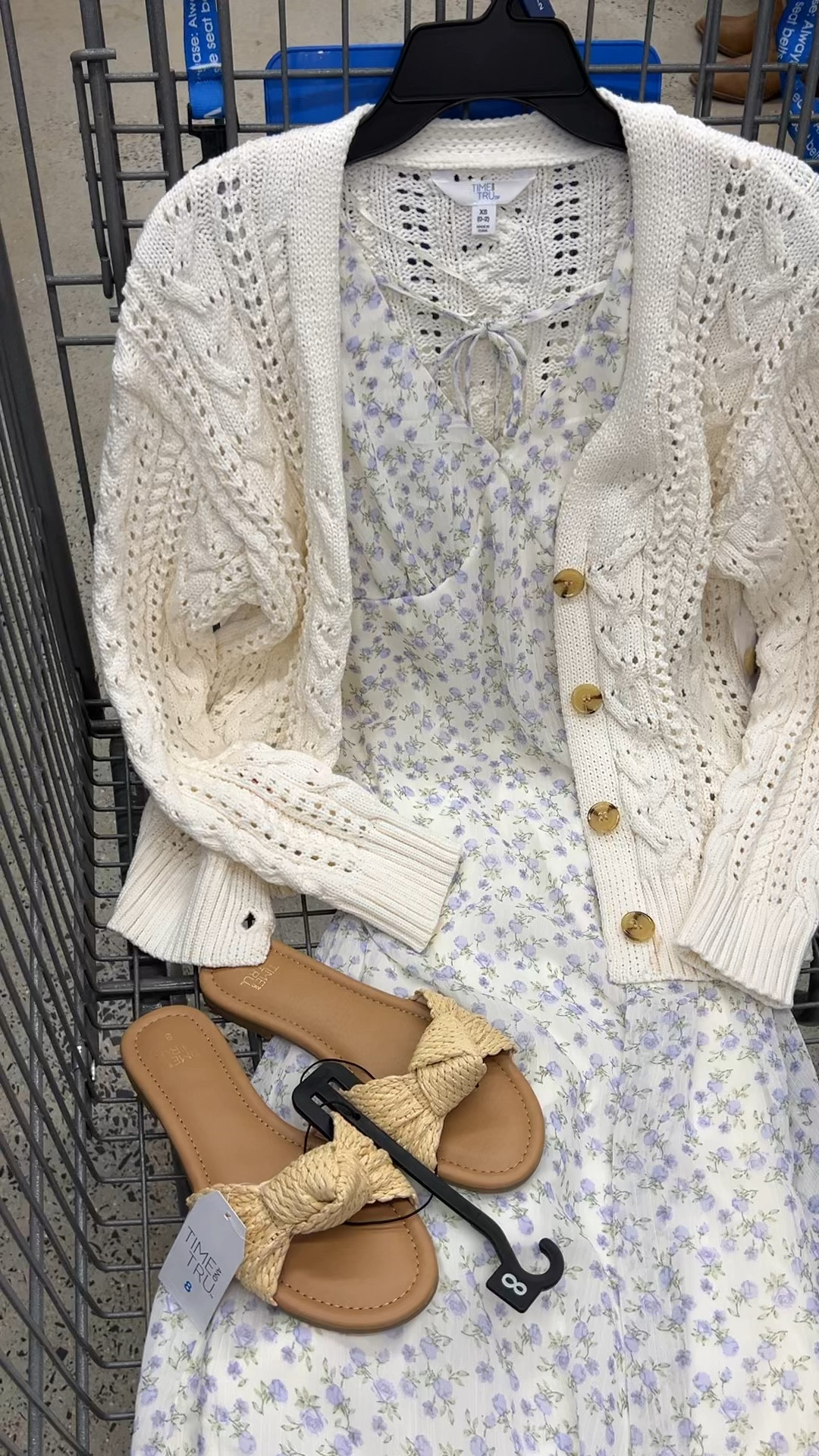 Walmart floral dress under $20 spring outfit idea for Easter church shower party brunch date night occasions Mother’s Day family photos 