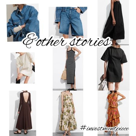 From denim to dresses that are perfect for summer weddings and summer cocktails - loving everything @andstories has to offer this season! #investmentpiece 

#LTKSeasonal #LTKStyleTip #LTKFindsUnder100
