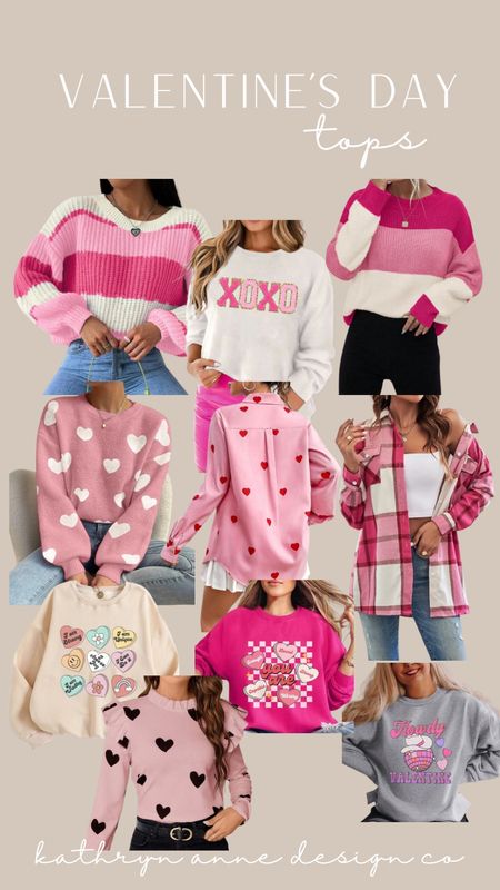 Valentine’s Day tops, sweaters, sweatshirts, Shein, affordable finds 

#LTKstyletip #LTKfindsunder50 #LTKbeauty