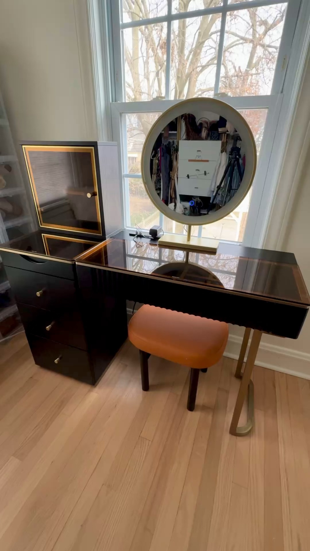 Hey beauty lovers!!! Obsessed with this makeup vanity set--I have been searching far and wide for a makeup vanity that looks chic but not clunky & she’s a beauty. So easy to put together!

#LTKWatchNow #LTKBeauty #LTKFindsUnder50