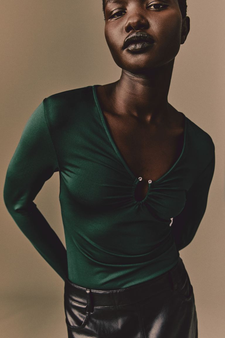 Buckle-detail Top | H&M (US + CA)