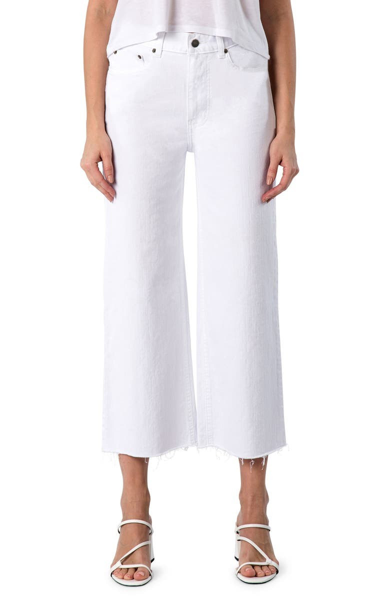Savannah High Waist Crop Wide Leg Jeans | Nordstrom