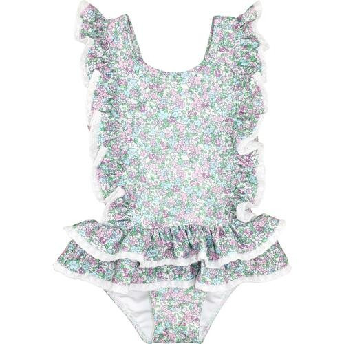 Lavender Liberty Lycra Swimsuit | Cecil and Lou