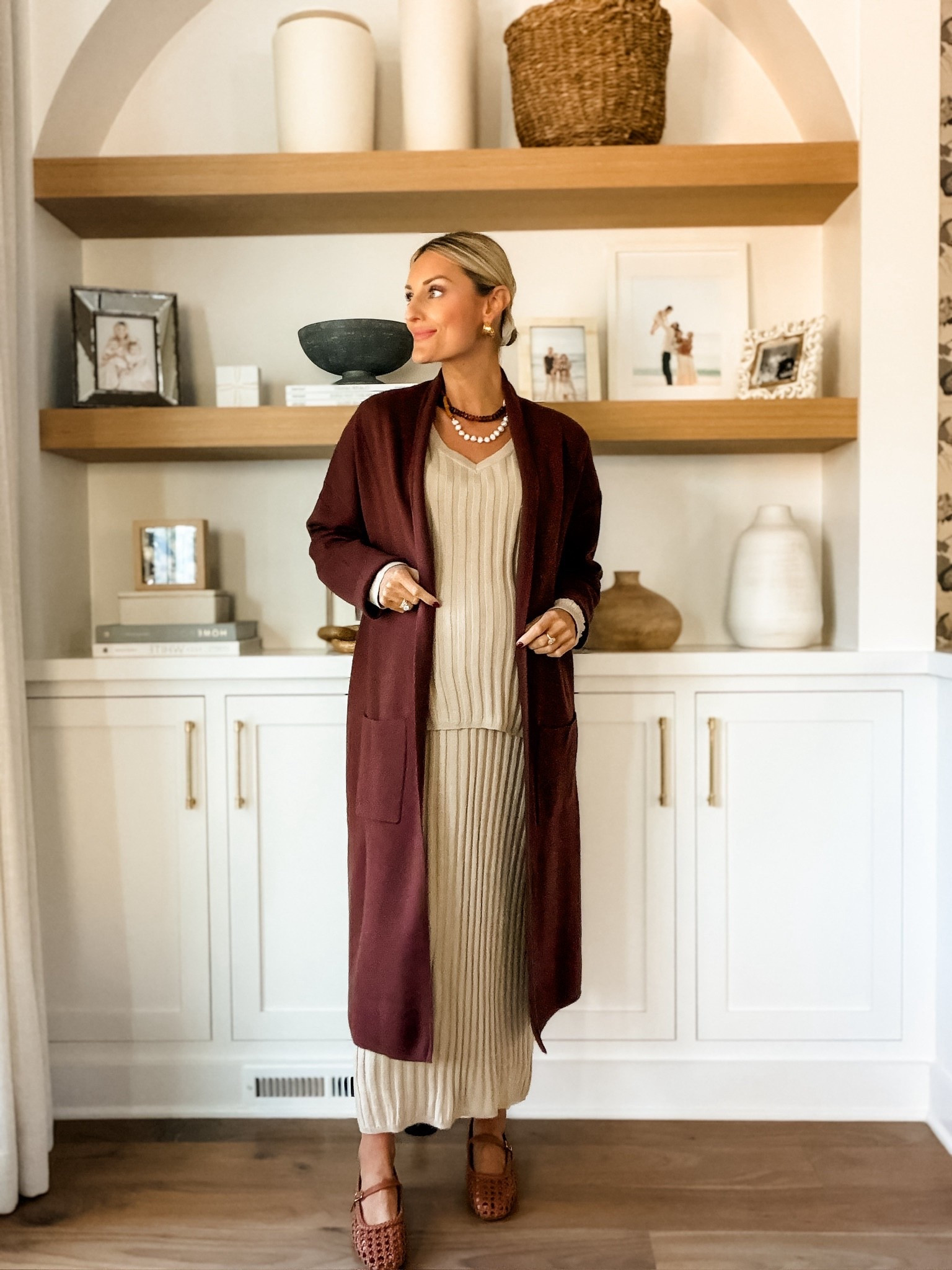 These pieces are Amazon finds! So many ways you could style them for any season! Wearing M. 

Loverly Grey, Amazon find, Amazon fashion, neutral matching set, ribbed matching set, burgundy cardigan, winter fashion, winter outfit ideas 

#LTKootd #LTKBump #LTKFindsUnder50