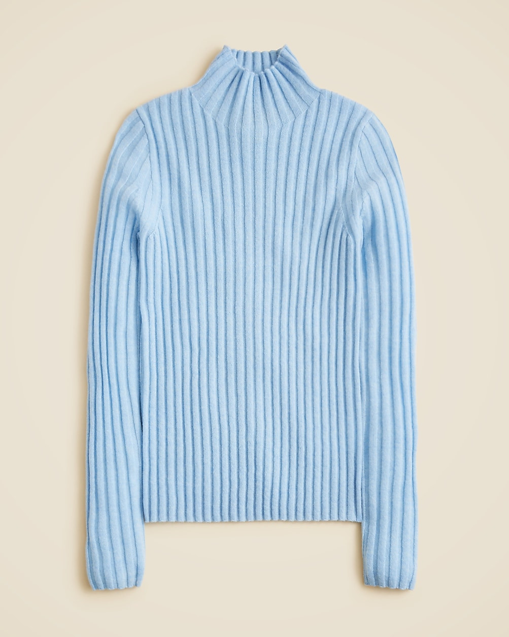Wide-rib cashmere turtleneck sweater | J. Crew US