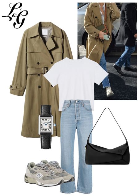 Casual outfit idea, trench coat outfit, spring outfit, New Balance



#LTKstyletip #LTKSeasonal #LTKunder100