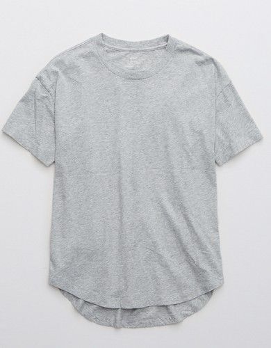 Aerie Distressed Boyfriend T-Shirt | American Eagle Outfitters (US & CA)