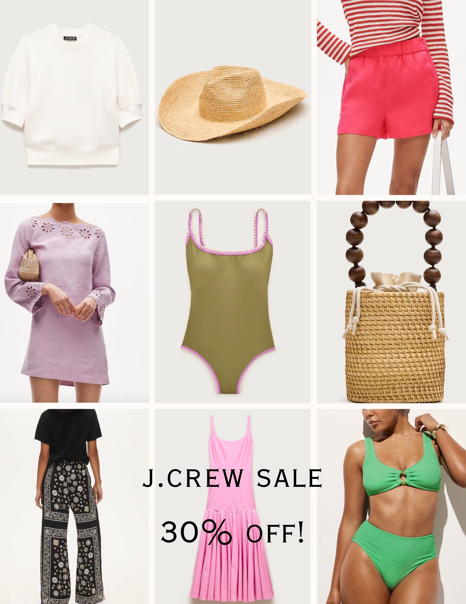 30% off your entire purchase at j.crew!! Code: SHOPNEW