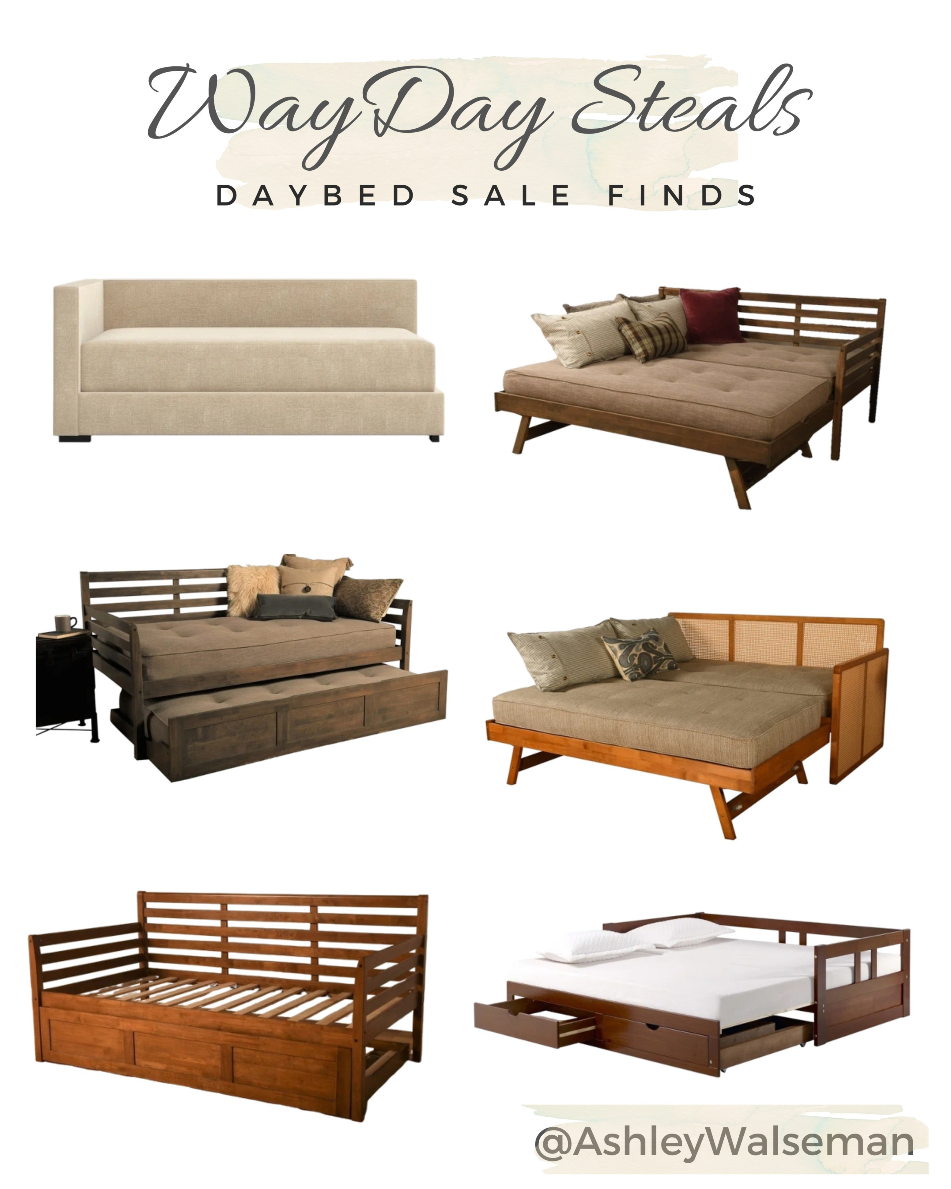 Way Day steals you can't miss! Snag amazing daybed sale finds now before they're gone. Perfect for extra seating or a cozy nap spot! #LTKhome #wayday #sale #daybed #homedecor

#LTKU #LTKActive #LTKHome