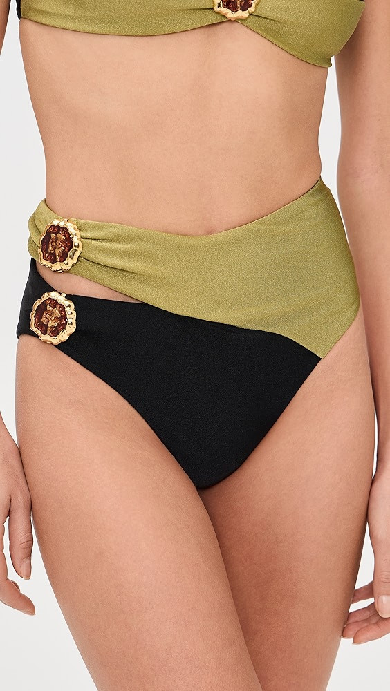 Jade Lycra High Waist Bikini Bottoms | Shopbop