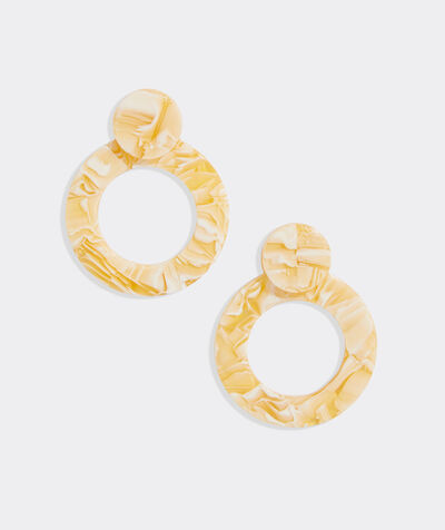 Circle Resin Statement Earrings | vineyard vines